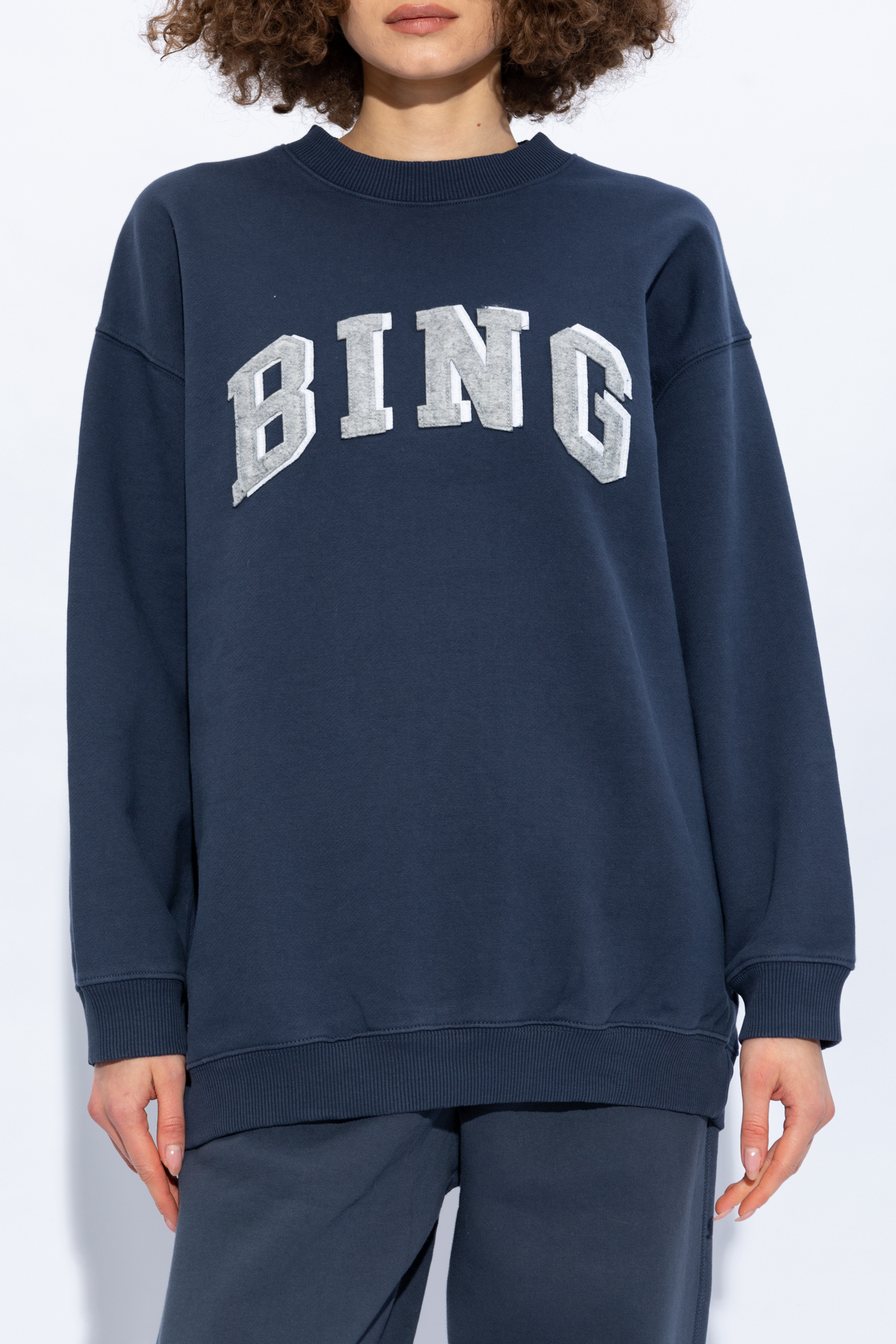 Anine Bing 1/4 Zip popular Sweatshirt